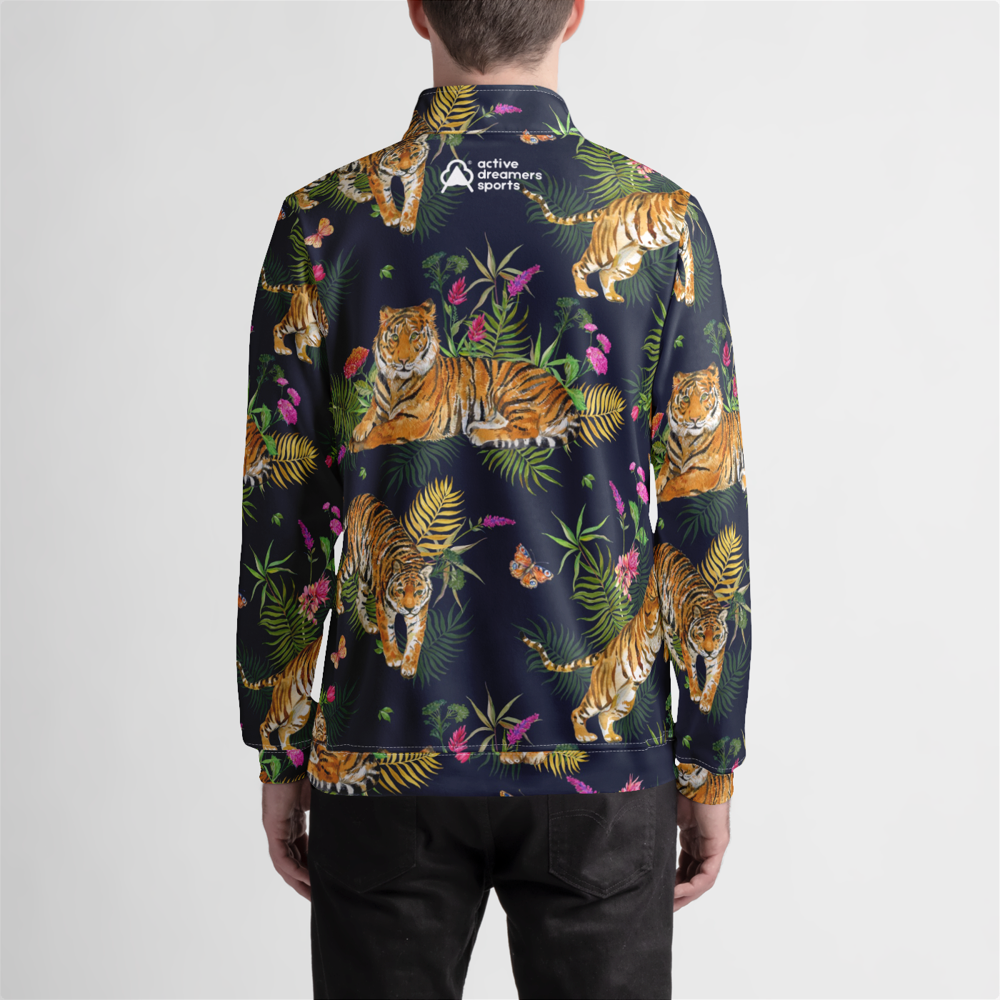 Tiger Golf Quarter Zip Pullover