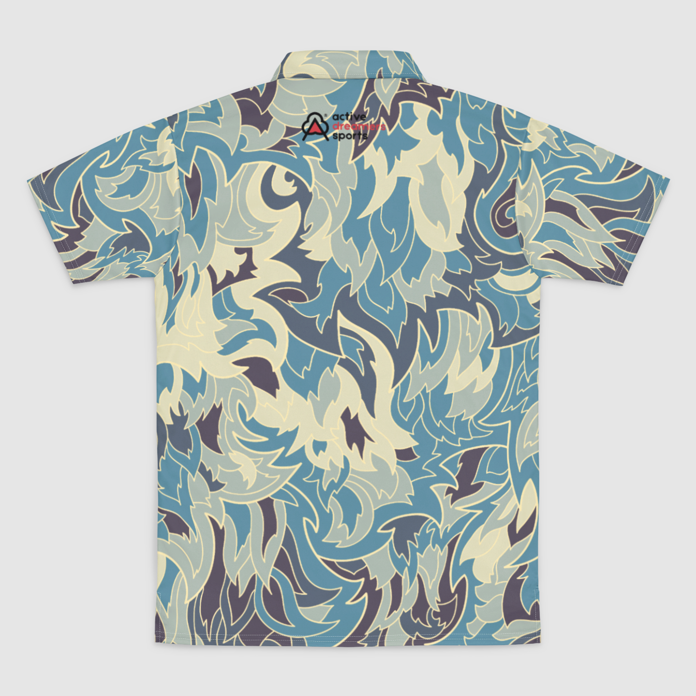 Blue Flame Golf Shirt