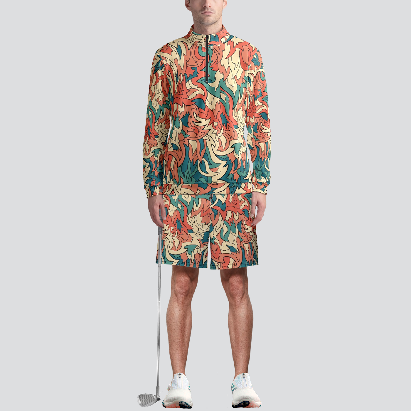 Miami Flame Golf Short