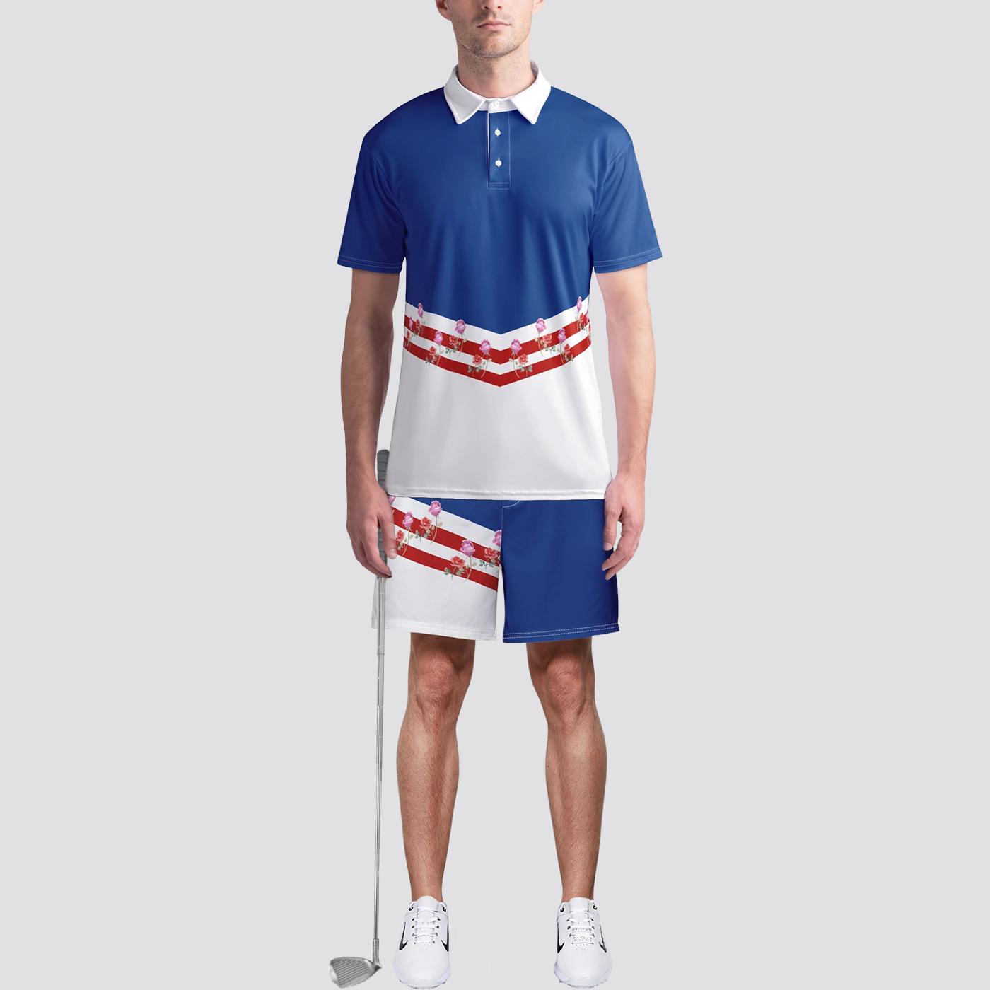 American Flower Golf Shirt