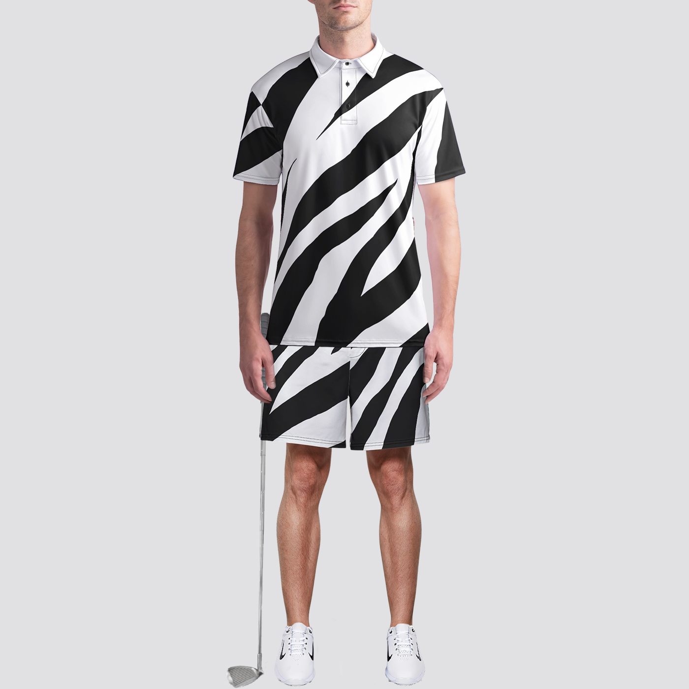 Zebra Golf Shirt