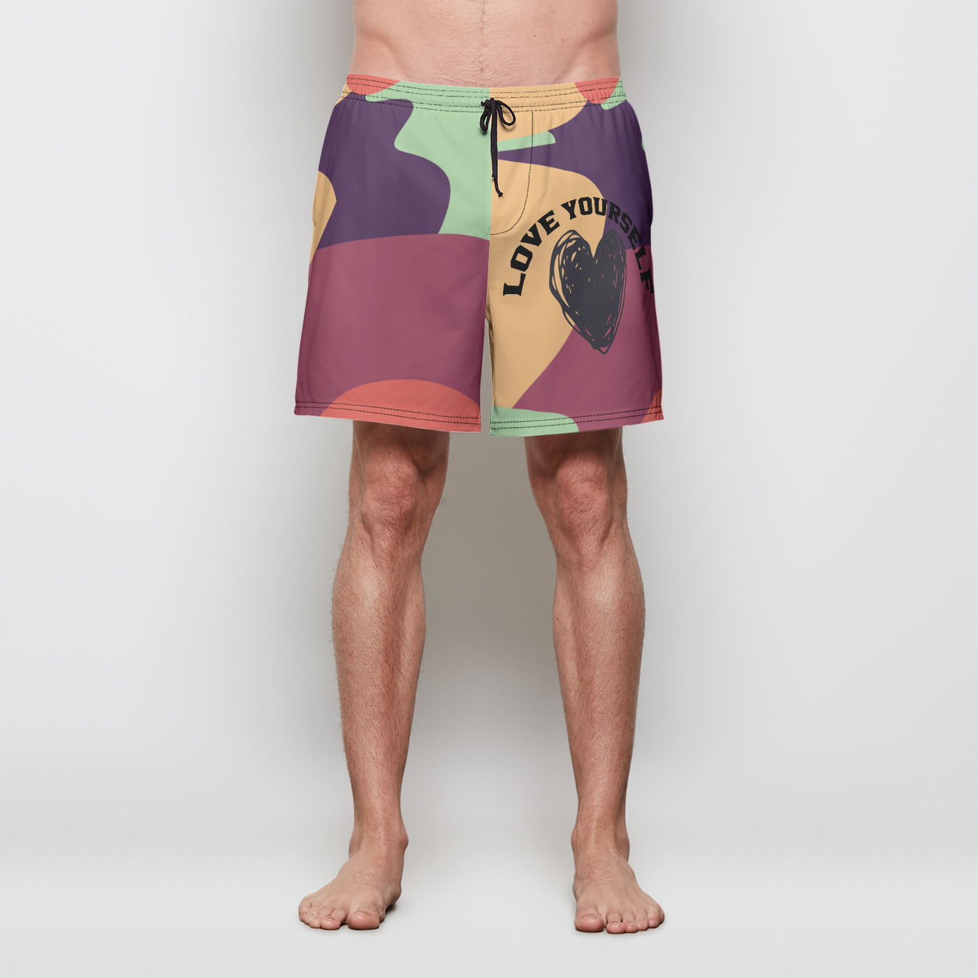 Love Yourself Multi Camo Tech Short