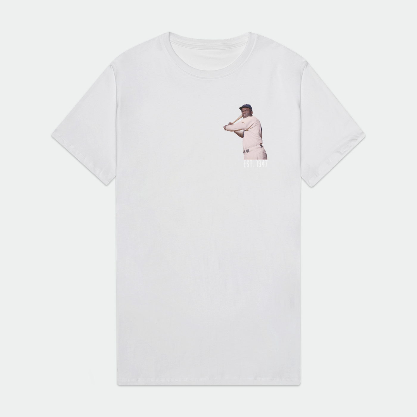 Jackie Robinson Mens Supima Cotton Tee