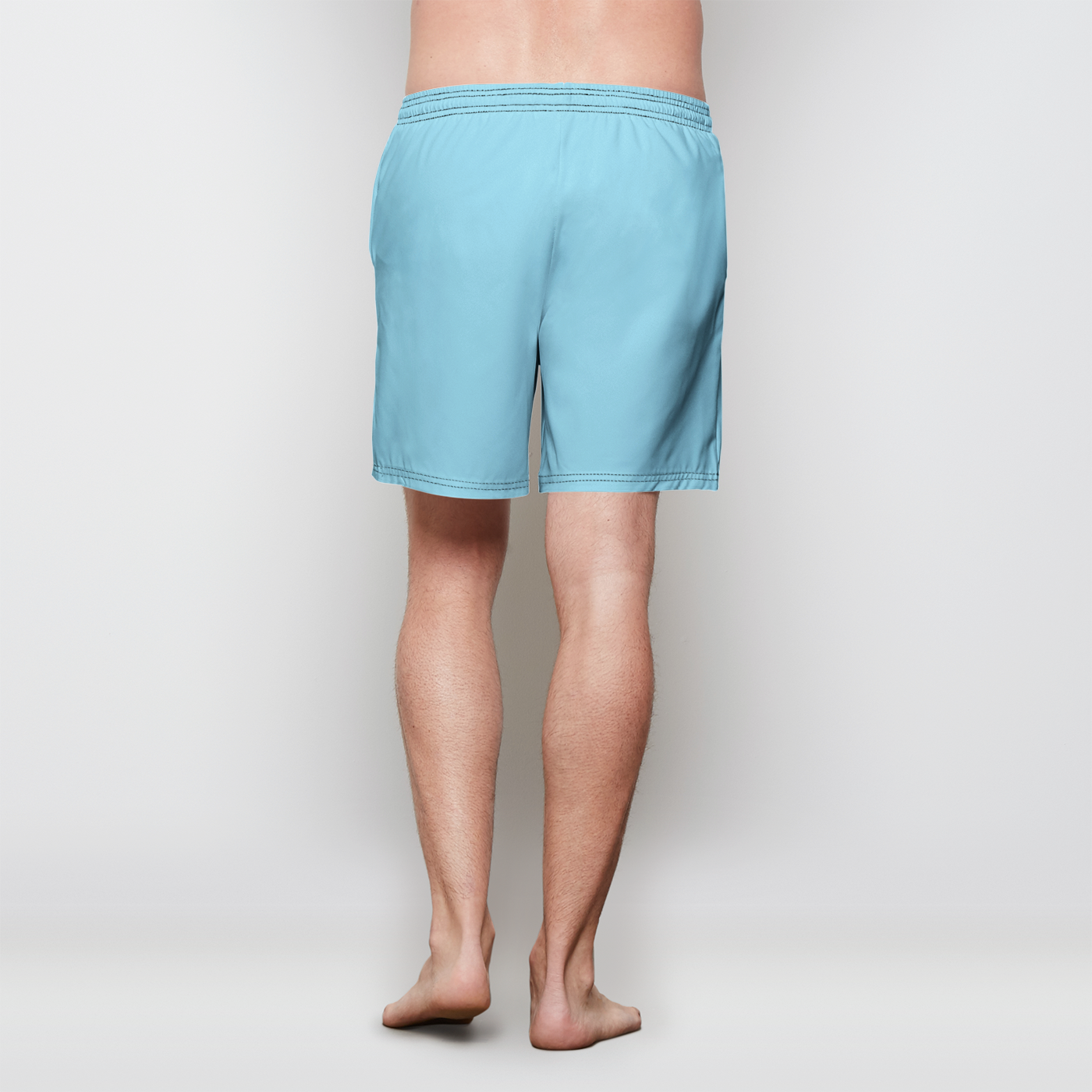 Teal Rose Poly Tech Shorts