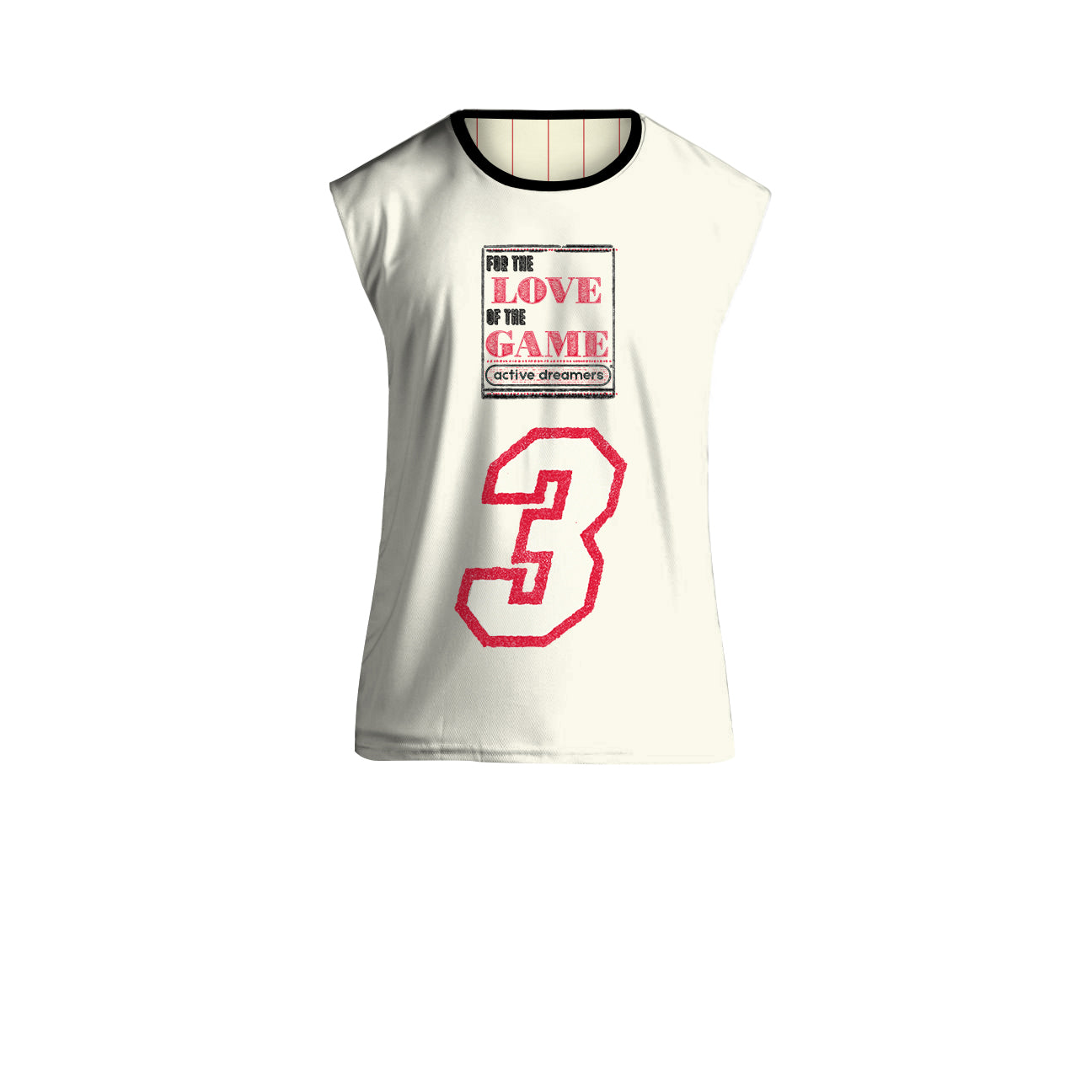 For The Love of the Game Reversible Jersey Red on White