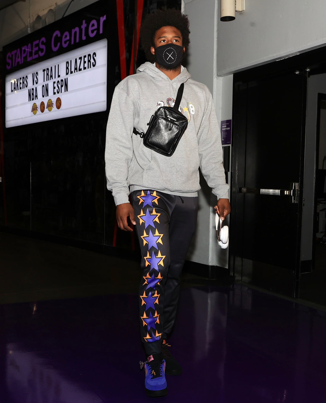 Purple and Gold Star Jogger