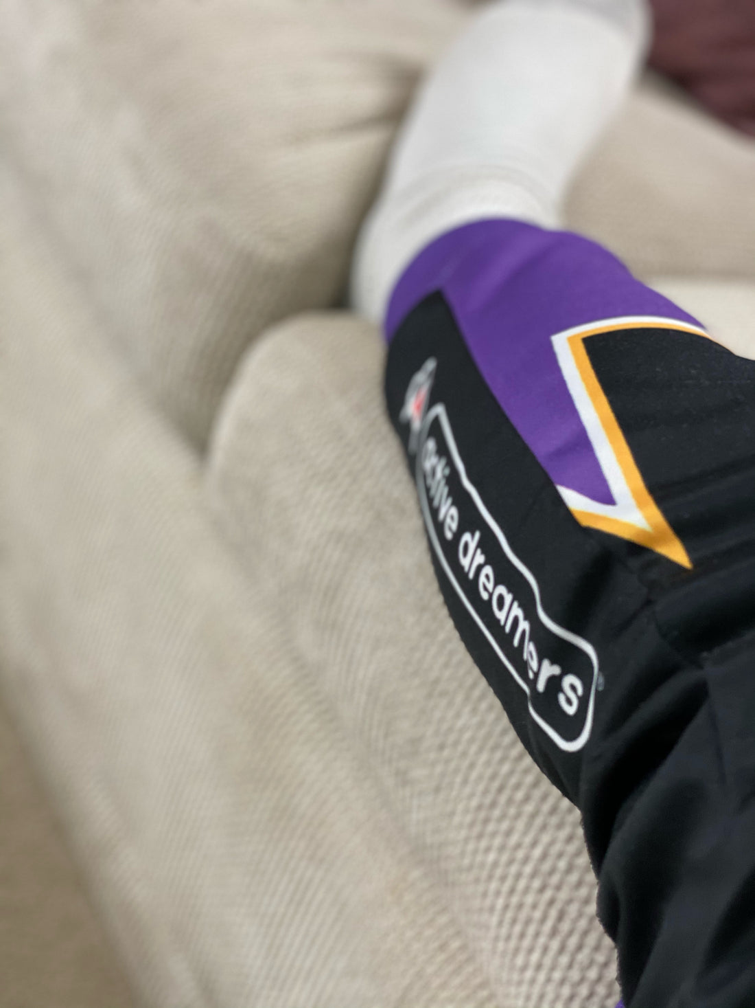 Purple and Gold Star Jogger