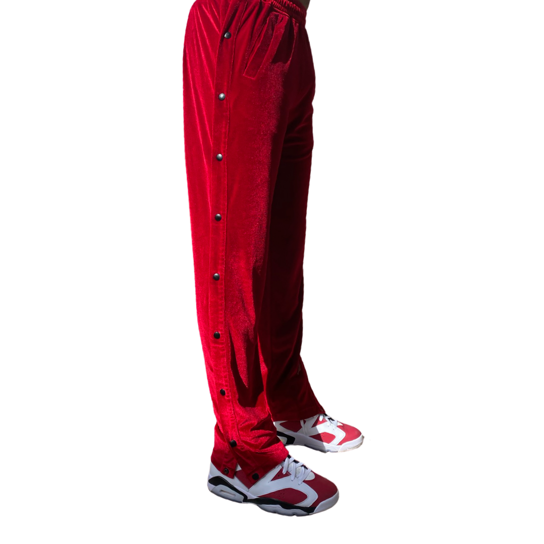 Velvet Snap Basketball Pant