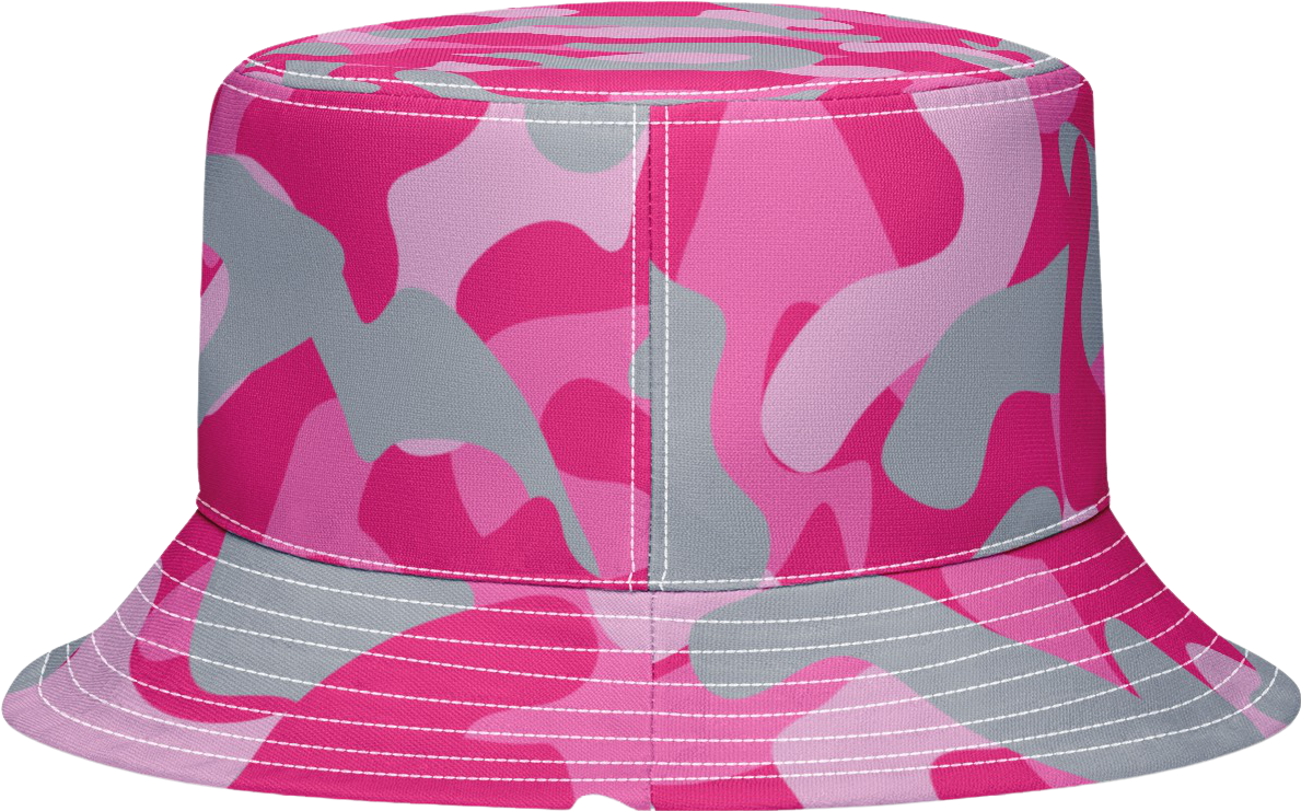 Pink Camo Bucket Hat