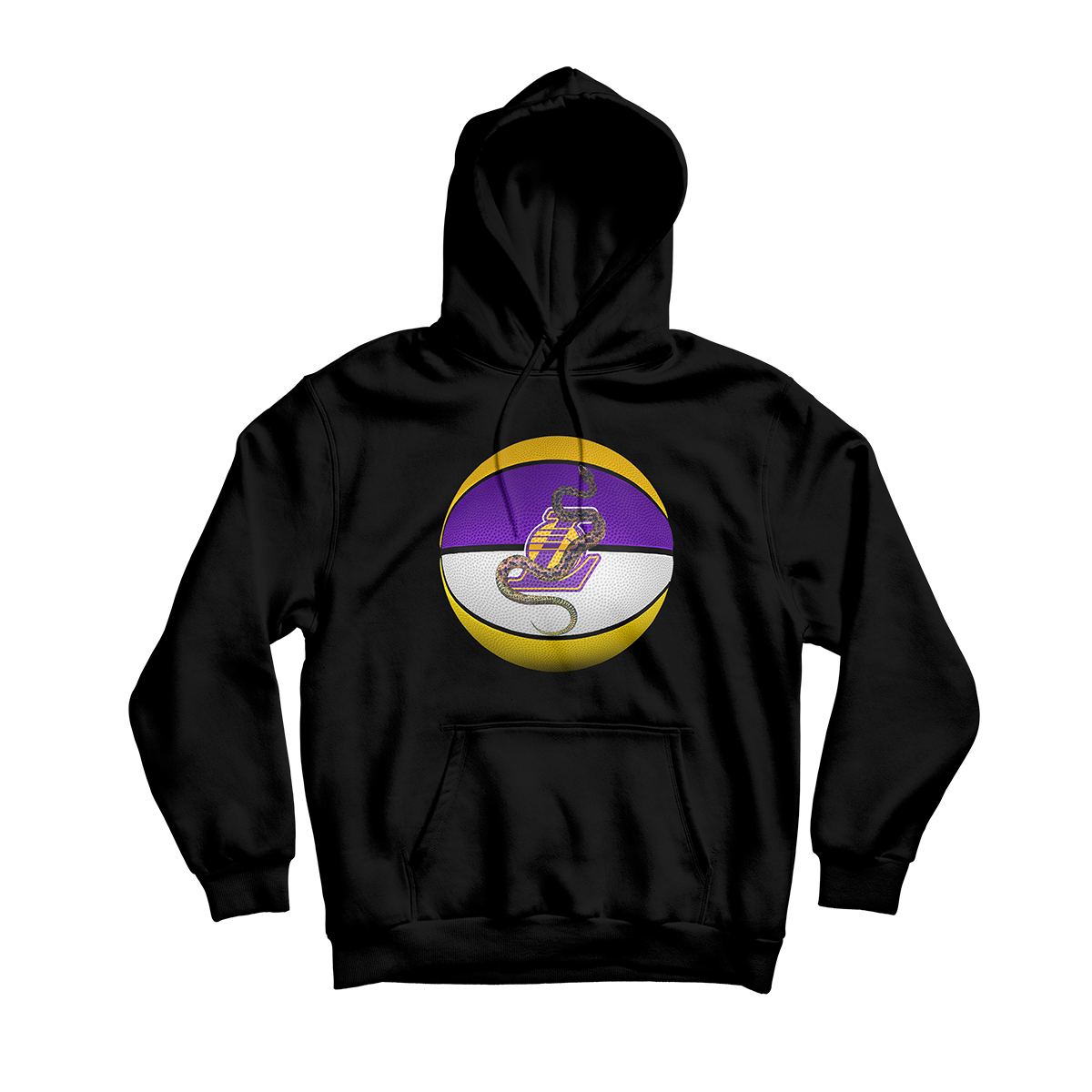 Lake Snake Black Hoodie