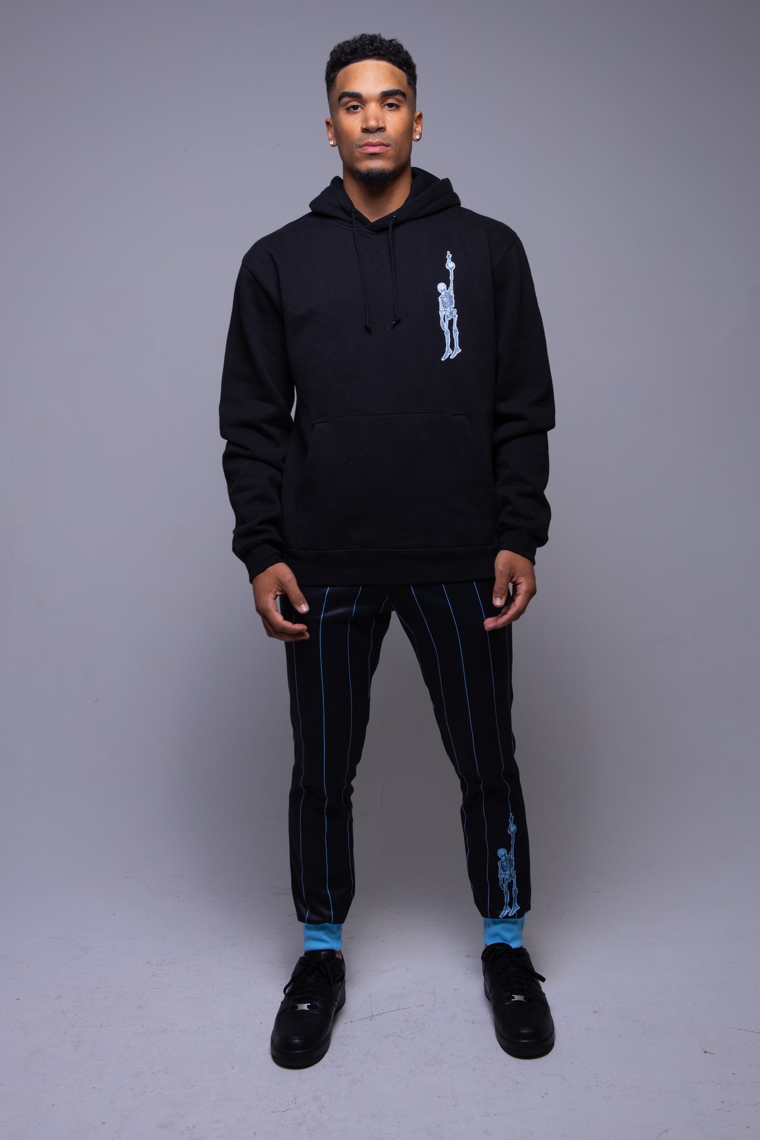 For the Love Hoodie Baby Blue