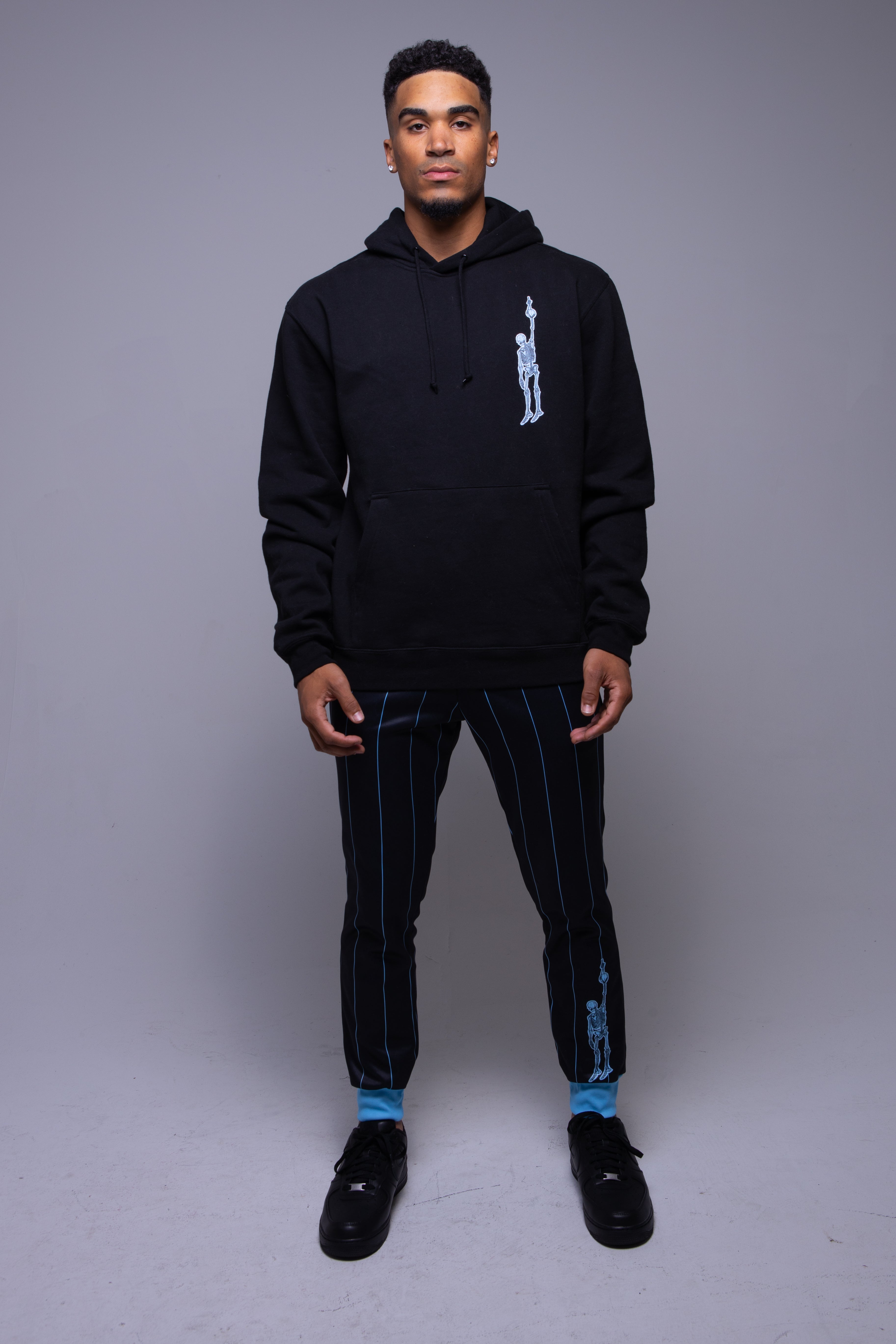 For the Love Hoodie Baby Blue