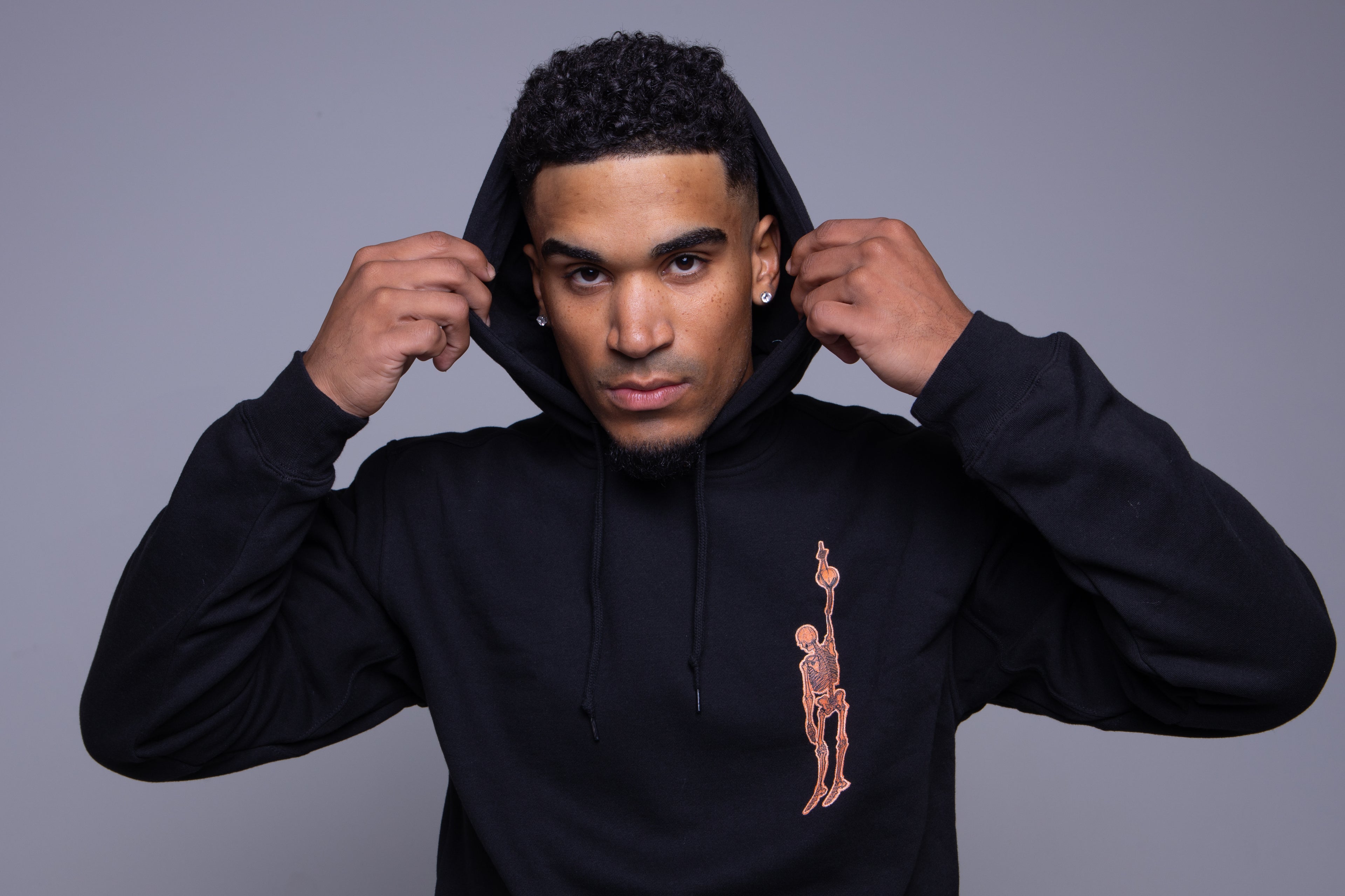 For the Love Hoodie Orange