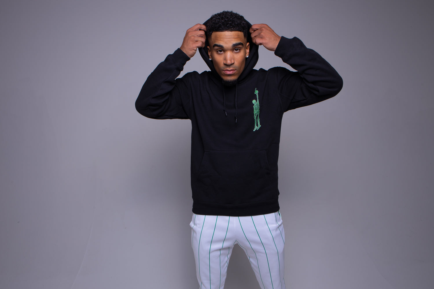 For the Love Hoodie Green