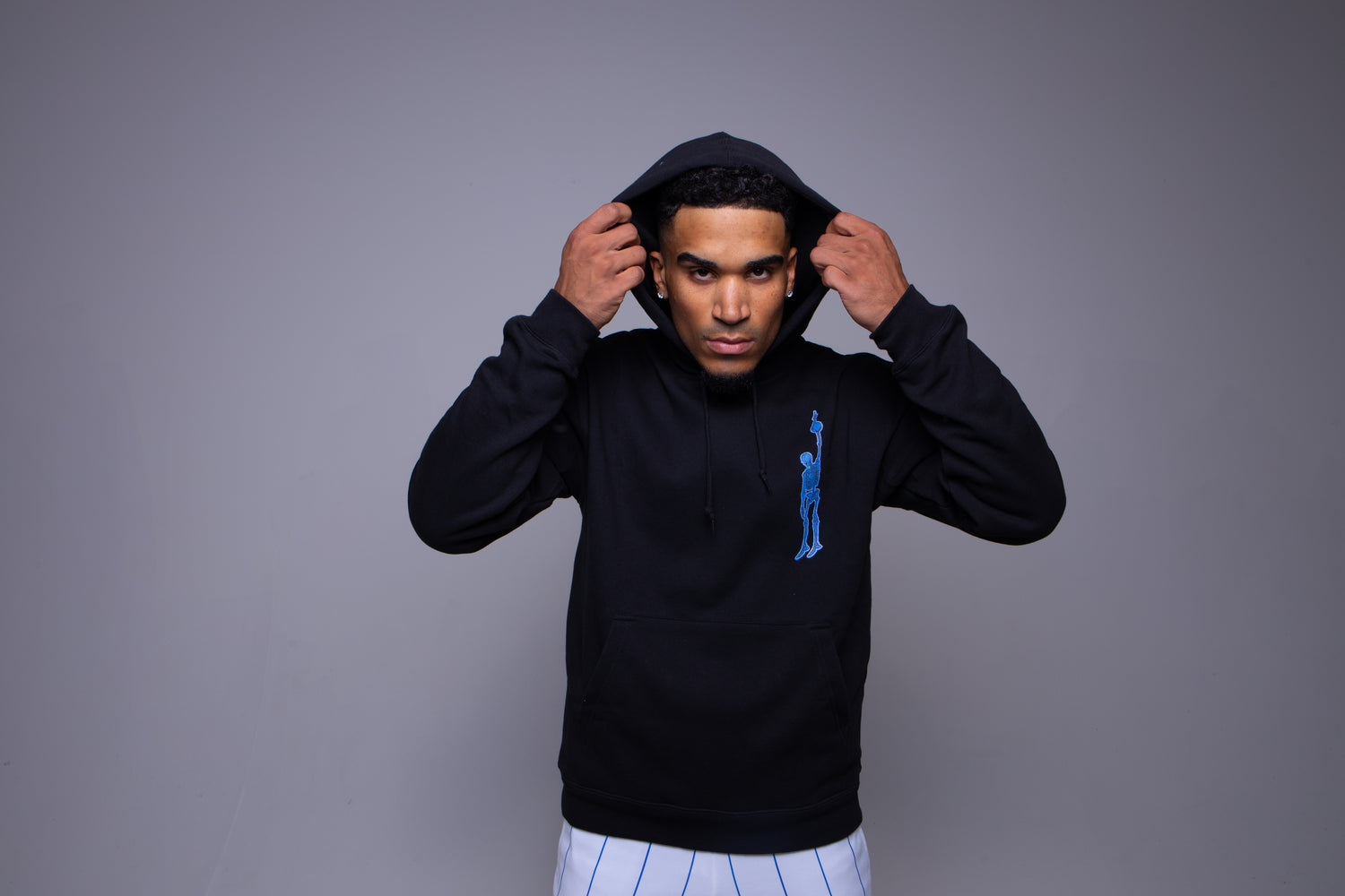 For the Love Hoodie Blue