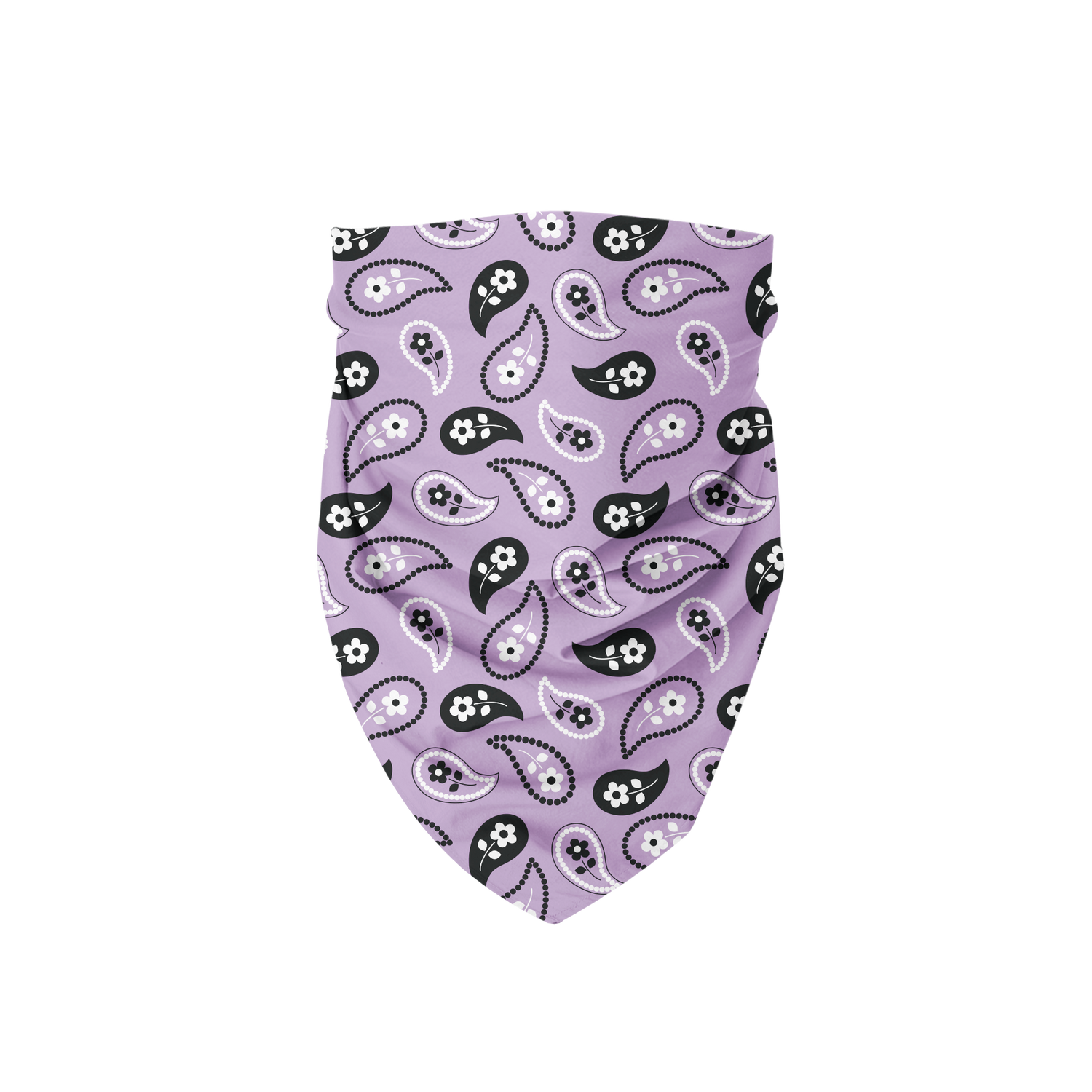 Purple Paisley Bandana