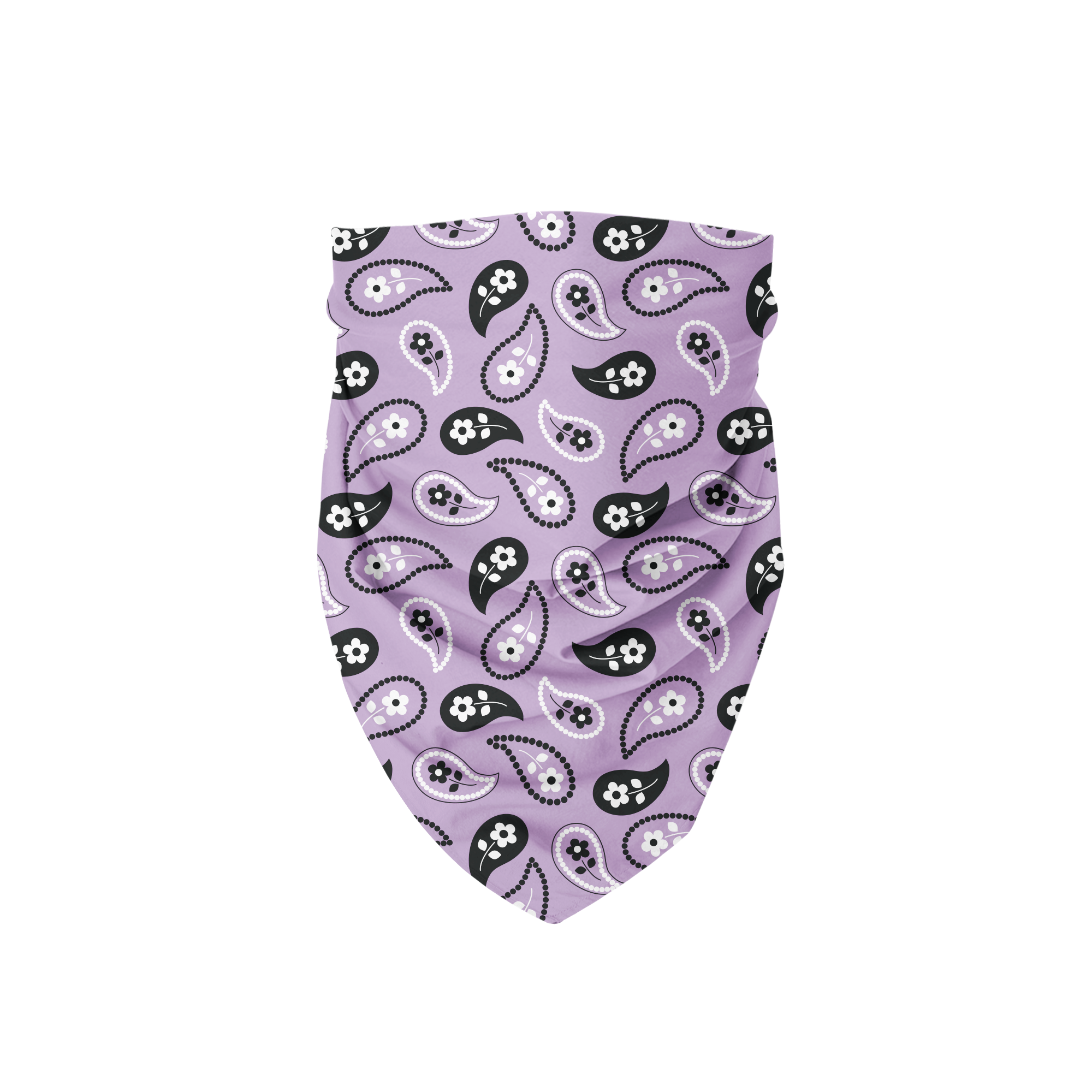Purple Paisley Bandana