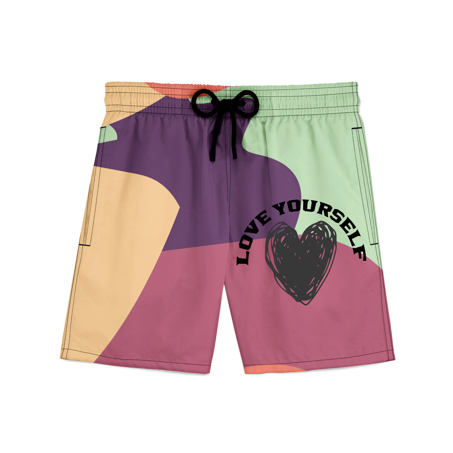 Love Yourself Multi Camo Tech Short