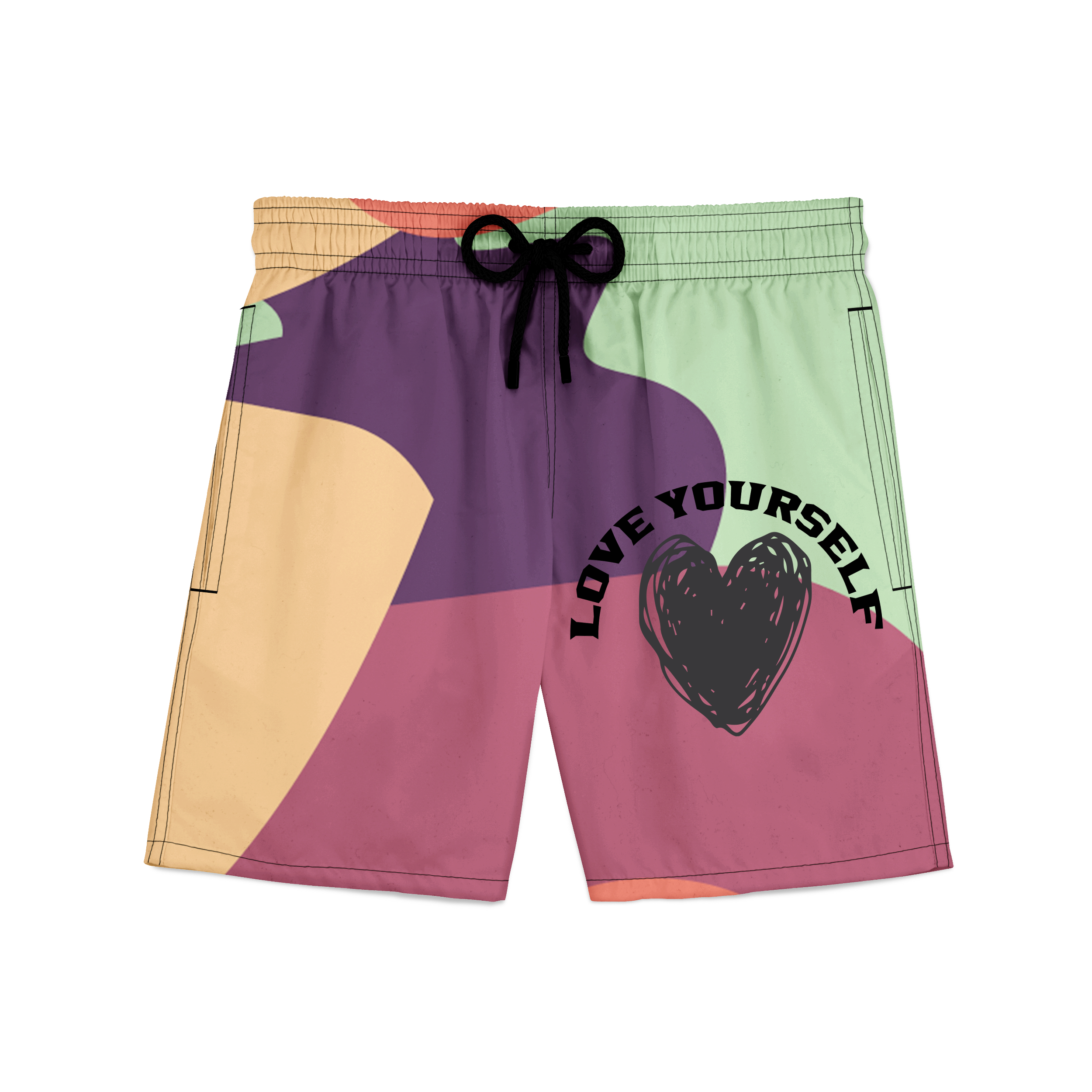 Love Yourself Multi Camo Tech Short