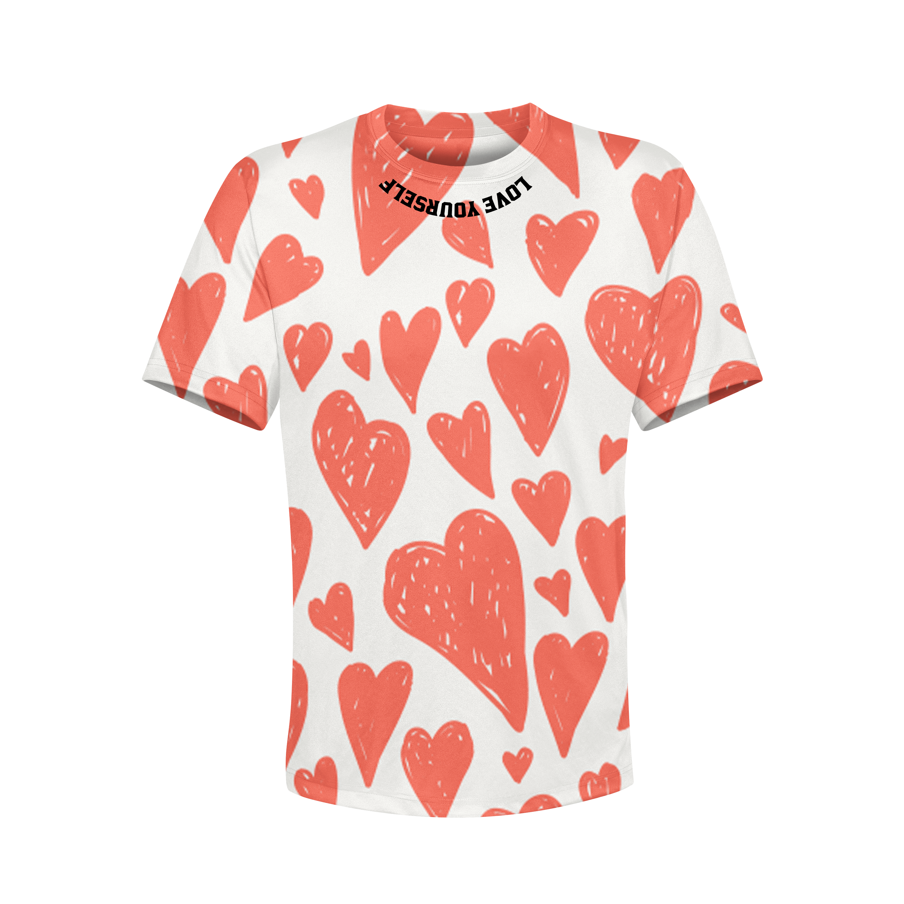 Love Yourself Spun Poly Tee Mens Crew Tee