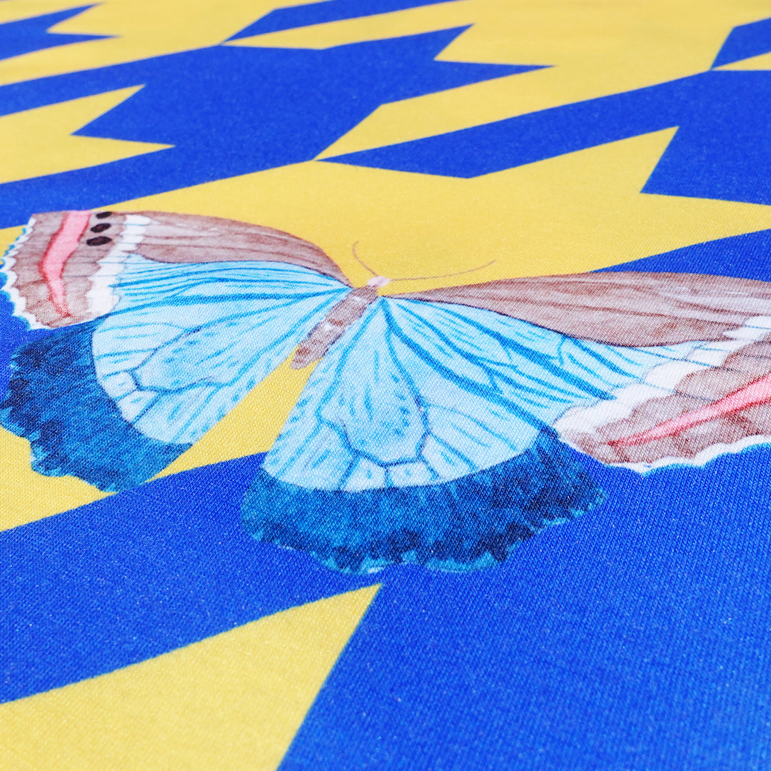 Gold and Blue Mens Crew Beach Tee x Loaded Dock