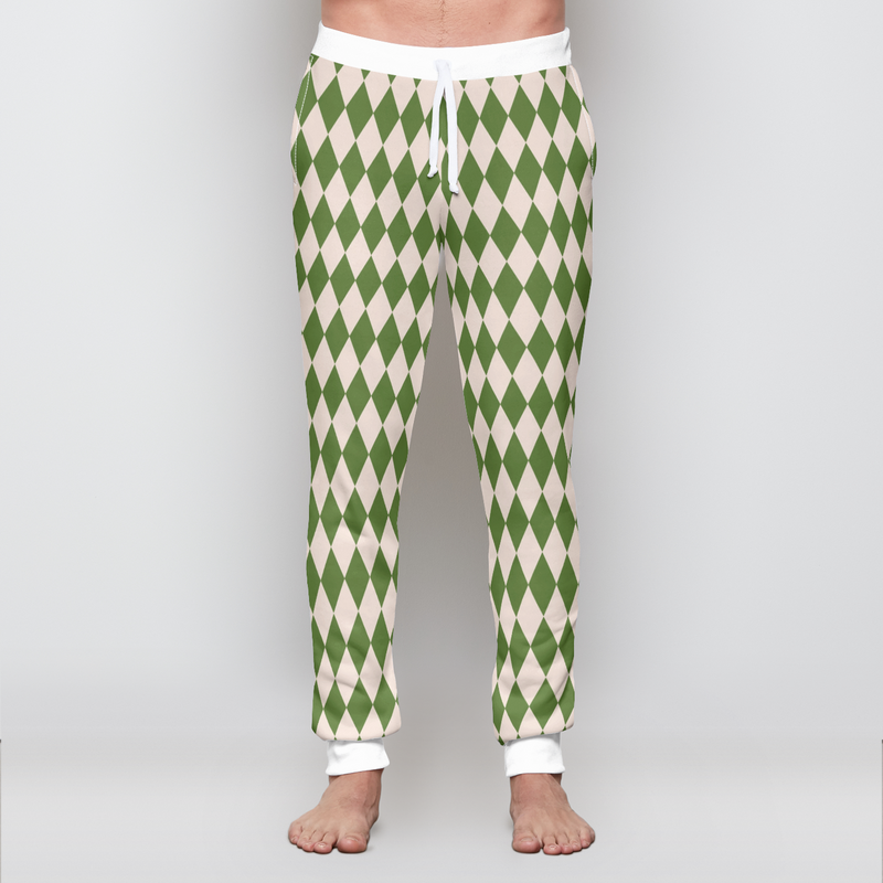 Green Diamond Golf Pants