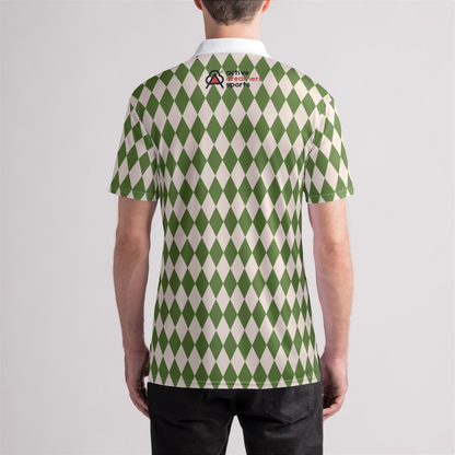 Green Diamond Golf Shirt