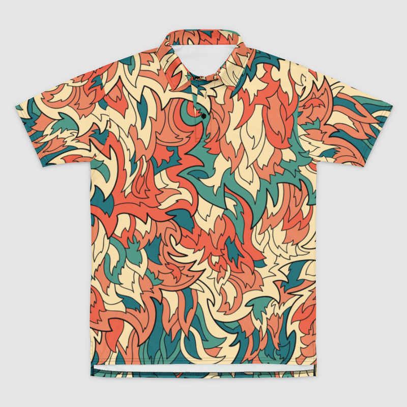 Miami Flame Golf Shirt