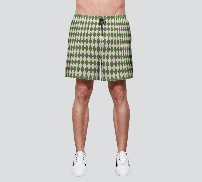 Green Diamond Golf Short