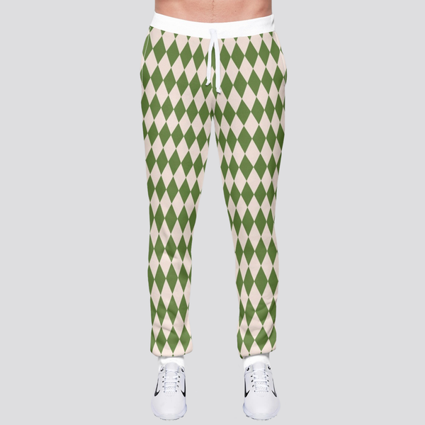 Green Diamond Golf Pants