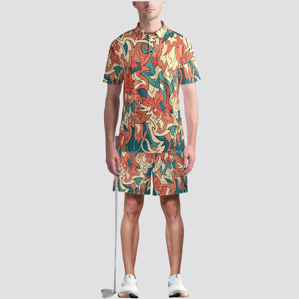 Miami Flame Golf Short