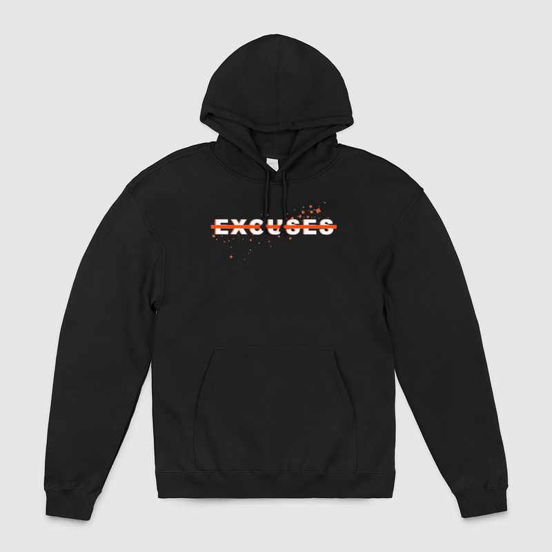 No Excuses Conquer Hoodie Unisex Pullover Hoodie, Beimar