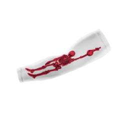 Hang Tight Arm Sleeve Red on White