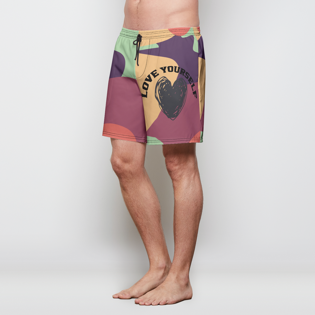 Love Yourself Multi Camo Tech Short