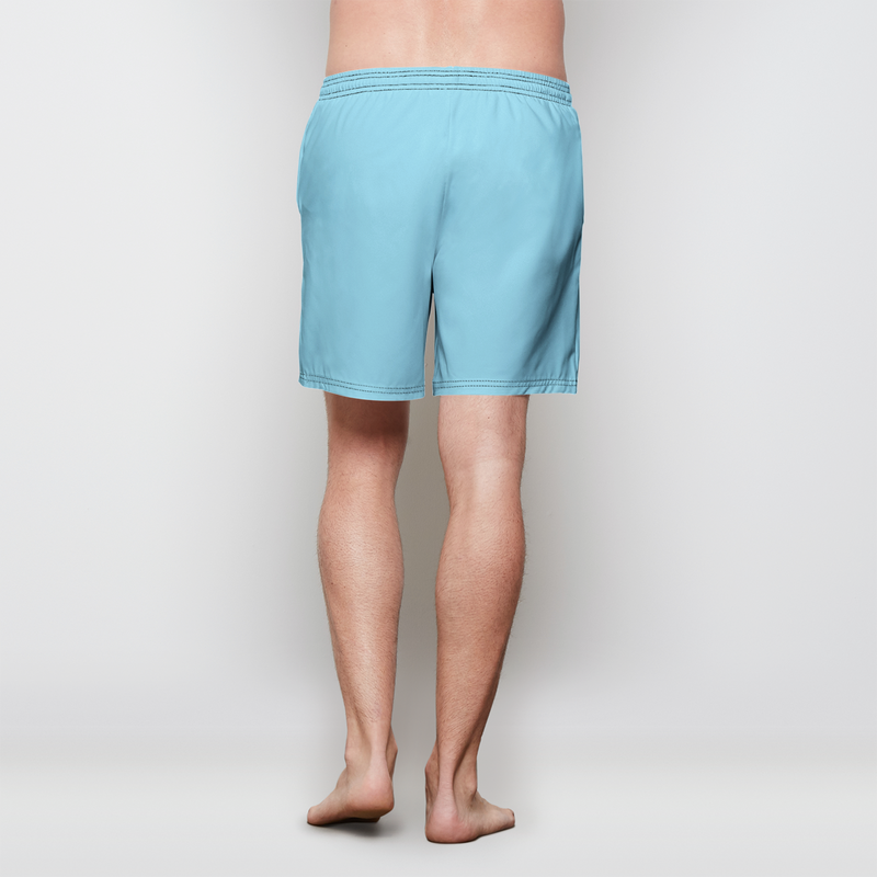 Teal Rose Poly Tech Shorts
