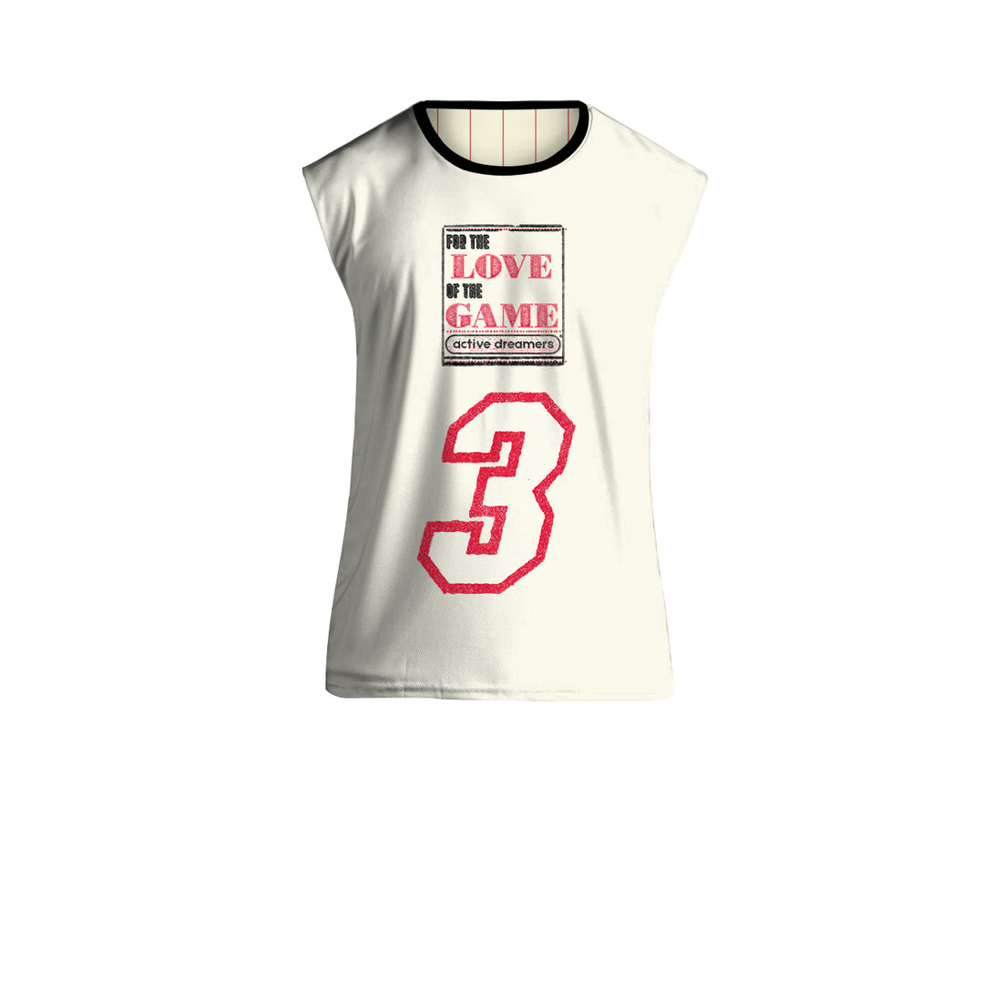 For The Love of the Game Reversible Jersey Red on White