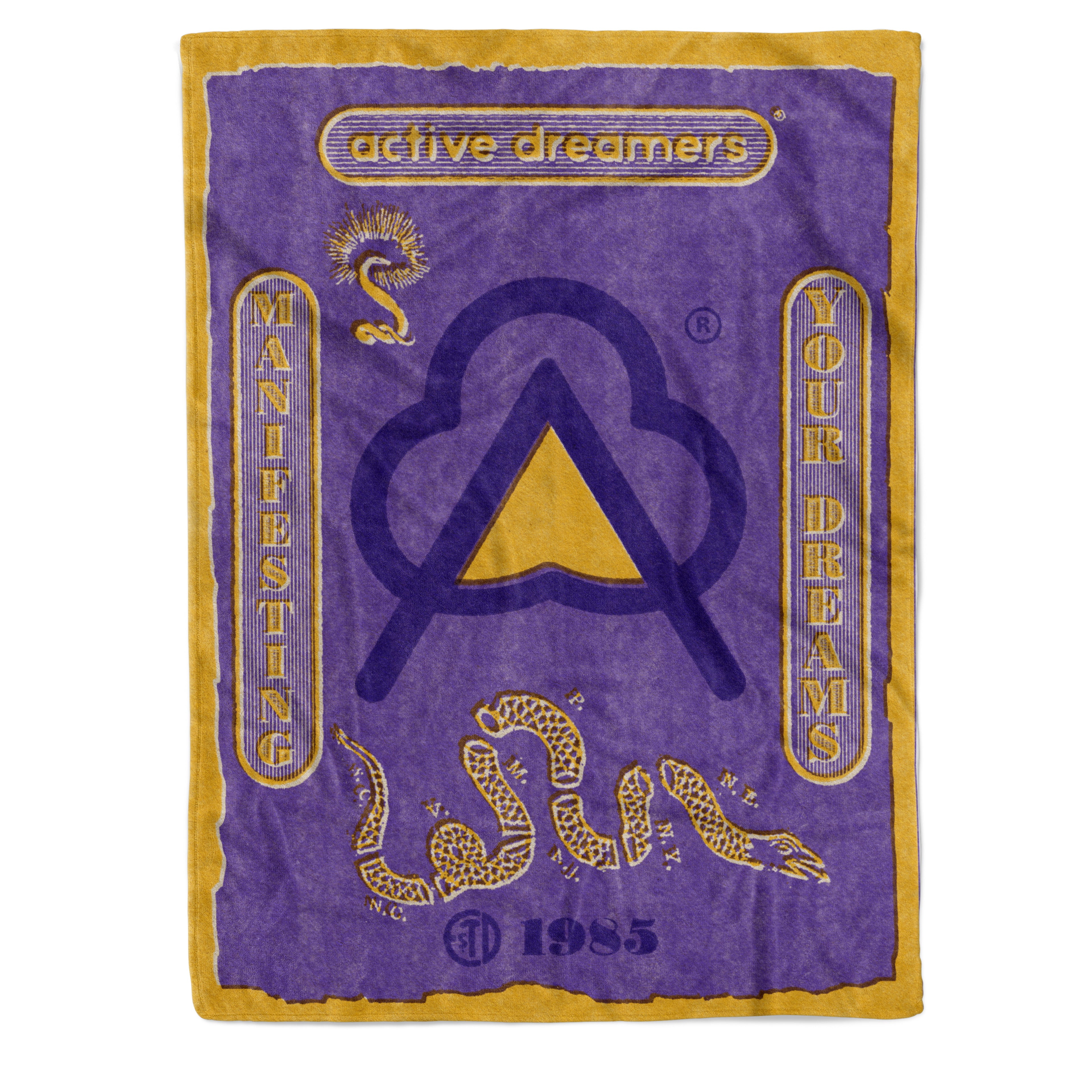 Manifesting Your Dreams Blanket Purple