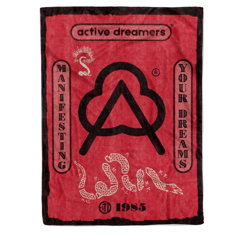 Manifesting Your Dreams Blanket Red