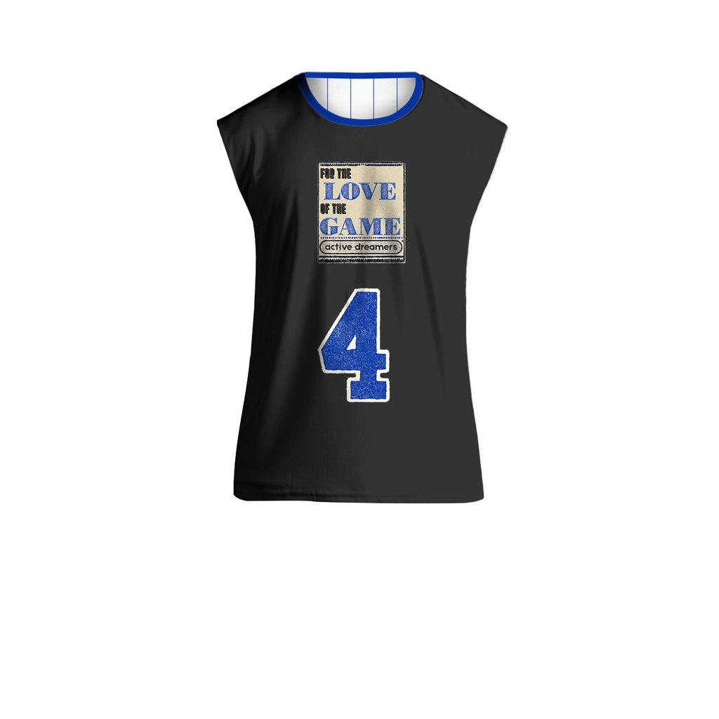 Brunson League Reversible Basketball Jersey - Black, Volt
