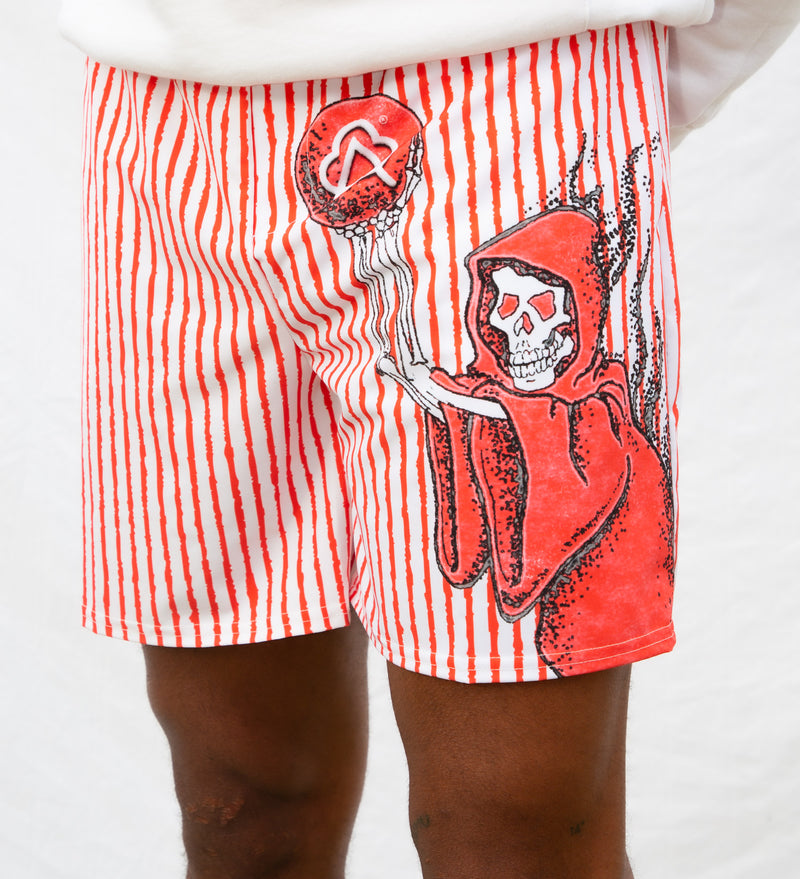 Sporty Short Red Reaper Home