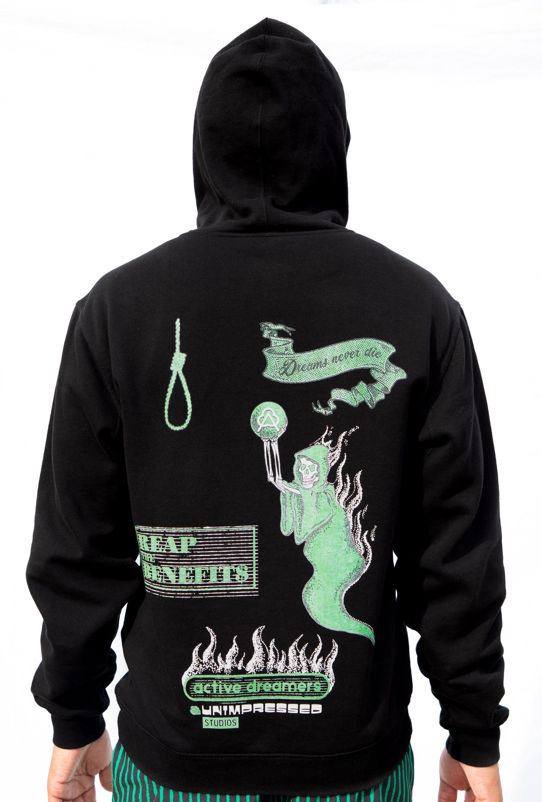 Hoodie Reaper Green