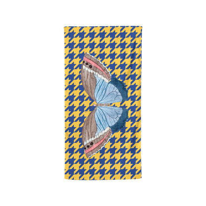Gold and Blue Beach Towel x Loaded Dock