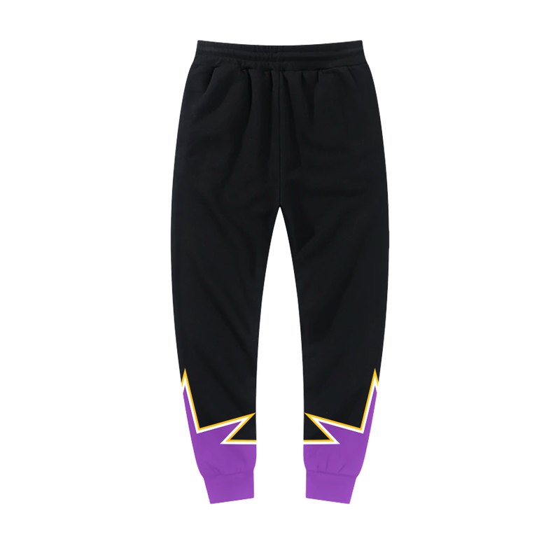 Purple and Gold Star Jogger