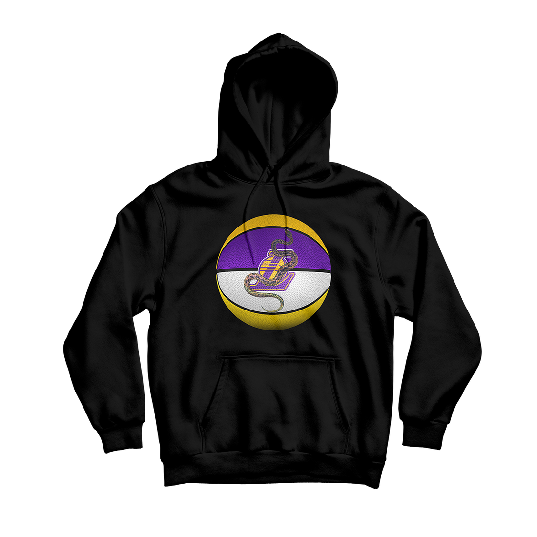 Lake Snake Black Hoodie