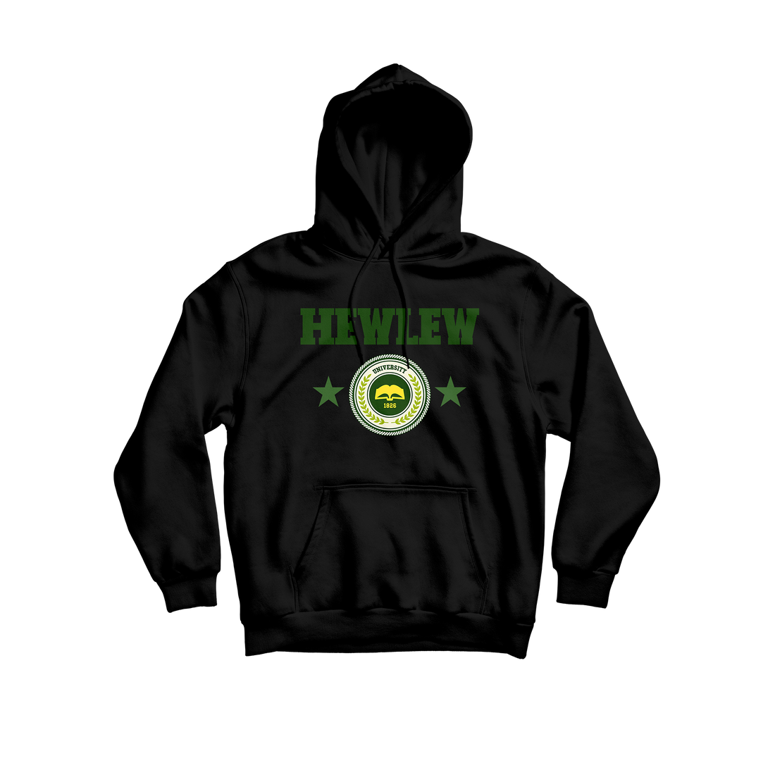 Hewlew Star Hoodie Black