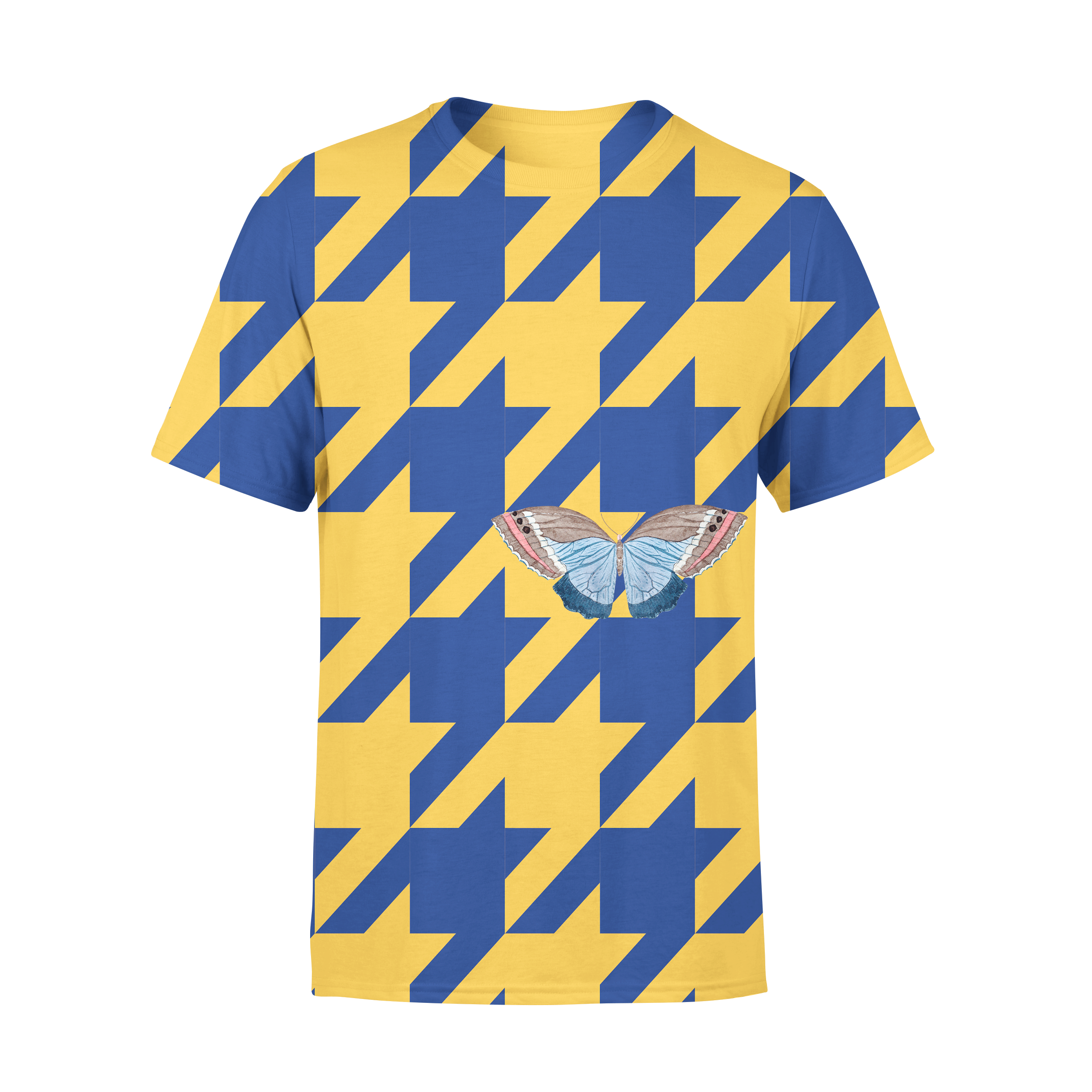Gold and Blue Mens Crew Beach Tee x Loaded Dock