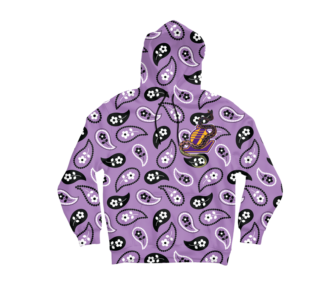 LA Paisley Poly Tech Hoodie