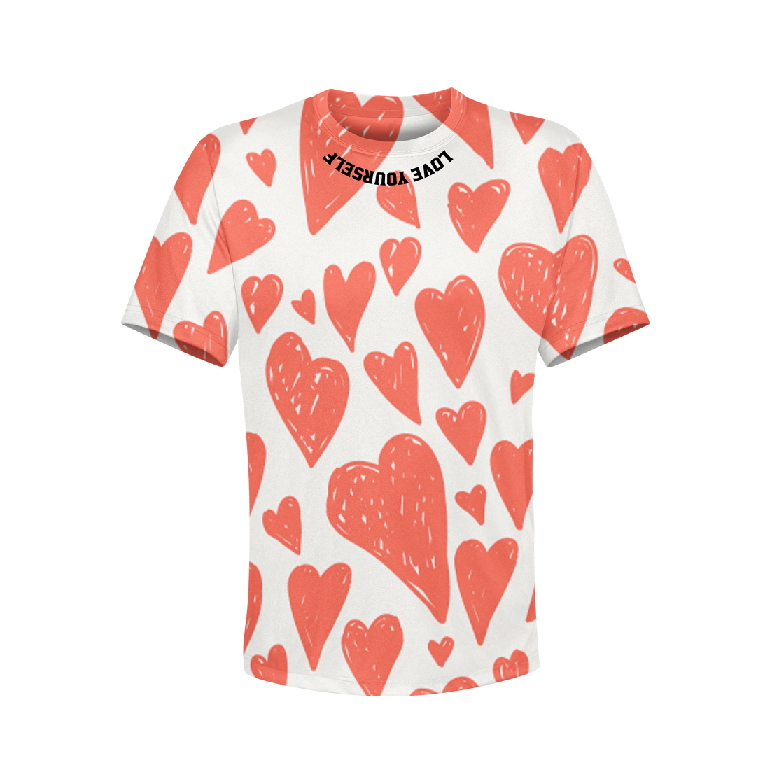 Love Yourself Spun Poly Tee Mens Crew Tee